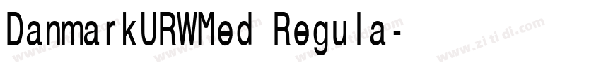 DanmarkURWMed Regula字体转换 DanmarkURWMed Regula字体转换